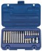 DRAPER EXPERT 22 PC 3/8\" & 1/2\" SQUARE DRIVE M4-M14 RIBE BIT SET