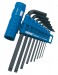 DRAPER EXPERT 9 PIECE METRIC HEXAGON & BALL END HEXAGON KEY SET