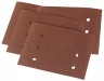 PACK OF TEN 115 x 145MM ASSORTED GRIT ALUMINIUM OXIDE SANDING SHEETS