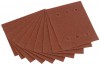 PACK OF TEN 115 x 145MM 60 GRIT ALUMINIUM OXIDE SANDING SHEETS