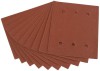 PACK OF TEN 115 x 145MM 120 GRIT ALUMINIUM OXIDE SANDING SHEETS