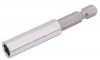 Magnetic Bit Holder (60mm) 1/4\" (F) x 1/4\" (M)