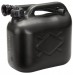 5L Plastic Fuel Can - Black