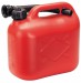 5L Plastic Fuel Can - Red