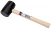 Draper Redline Rubber Mallet with Hardwood Shaft