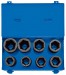 3/4\" Sq. Dr. Metric Deep Impact Socket Set in Metal Case (8 Piece)