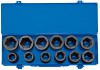 3/4\" Sq. Dr. Combined MM/AF Impact Socket Set in Metal Case (12 Piece)