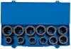 3/4\" Sq. Dr. Combined MM/AF Deep Impact Socket Set in Metal Case (12 Piece)