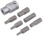 1/2\" Square Drive Metric Hexagon Bit Set (7 Piece)