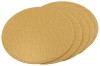 Five 150mm 80 Grit Aluminium Oxide Sanding Discs