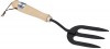Carbon Steel Weeding Fork with Hardwood Handle