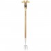 Draper Heritage Stainless Steel Fork With Ash Long Handle