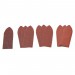 Assorted Pack of Ten Hook and Loop Aluminium Oxide Sanding Sheets (32 x 92mm)