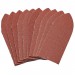 Pack of Ten 120 Grit Hook and Loop Aluminium Oxide Sanding Sheets (32 x 92mm)