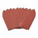 Pack of Ten 240 Grit Hook and Loop Aluminium Oxide Sanding Sheets (32 x 92mm)