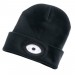 Beanie with Rechargeable Built-in LED Headtorch (Black)
