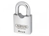 83/55 55mm Rock Hardened Steel Body Padlock Open Shackle Keyed KA2745
