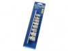 BlueSpot Tools Sockets On Rail 8 Piece 3/8in Drive