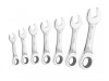 Britool Stubby Ratchet Spanner Set 7 Piece