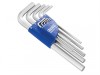 Britool Hex Key Set 9 Piece Long Arm Metric(1.5-10mm)