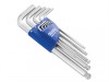 Britool Hex Key Set 9 Piece Long Arm Ball End Metric (1.5-10mm)