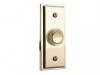 Byron Illuminated Wired Bell Push Flush Fit Brass
