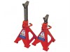 Faithfull Axle Stands Quick Release Ratchet Ajustment 6000kg