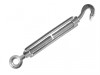 Faithfull Straining Screw 10mm Hook & Eye Galvanised