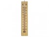 Faithfull Thermometer Wall Wood 400mm