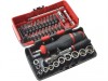 Facom RL.Nano1PB Nano Socket Set mm 6pt 1/4in Drive