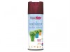 18101 Outdoor Satin Spray 400ml Wine Red