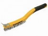 Roughneck Brass Wire Brush  Soft Grip  350mm 14in