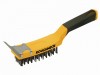 Roughneck Carbon Steel Wire Brush Soft Grip  300mm 12in Scraper