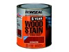 Ronseal 5 Year Woodstain Black Ebony 2.5 Litre