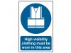 Scan High Visibility Jackets Must Be Worn In This Area - PVC (200 x 300mm)