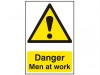 Scan Danger Men At Work - PVC (200 x 300mm)