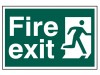 Scan Fire Exit Man Running Right - PVC (300 x 200mm)