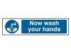 Scan Now Wash Your Hands - PVC (200 x 50mm)