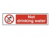 Scan Not Drinking Water - PVC (200 x 50mm)
