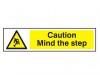 Scan Caution Mind The Step - PVC (200 x 50mm)
