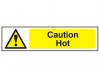 Scan Caution Hot - PVC (200 x 50mm)