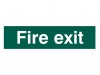 Scan Fire Exit (Text Only) - PVC (200 x 50mm)
