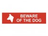 Scan Beware Of The Dog - PVC (200 x 50mm)