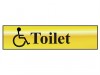Scan Toilet (with Disabled Symbol) - Pol (200 x 50mm)
