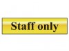 Scan Staff Only - Pol (200 x 50mm)