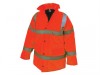 Scan Hi-Vis Motorway Jacket Orange Extra Large